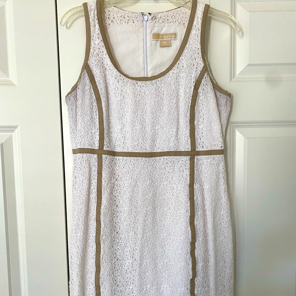 Michael Kors white lace dress